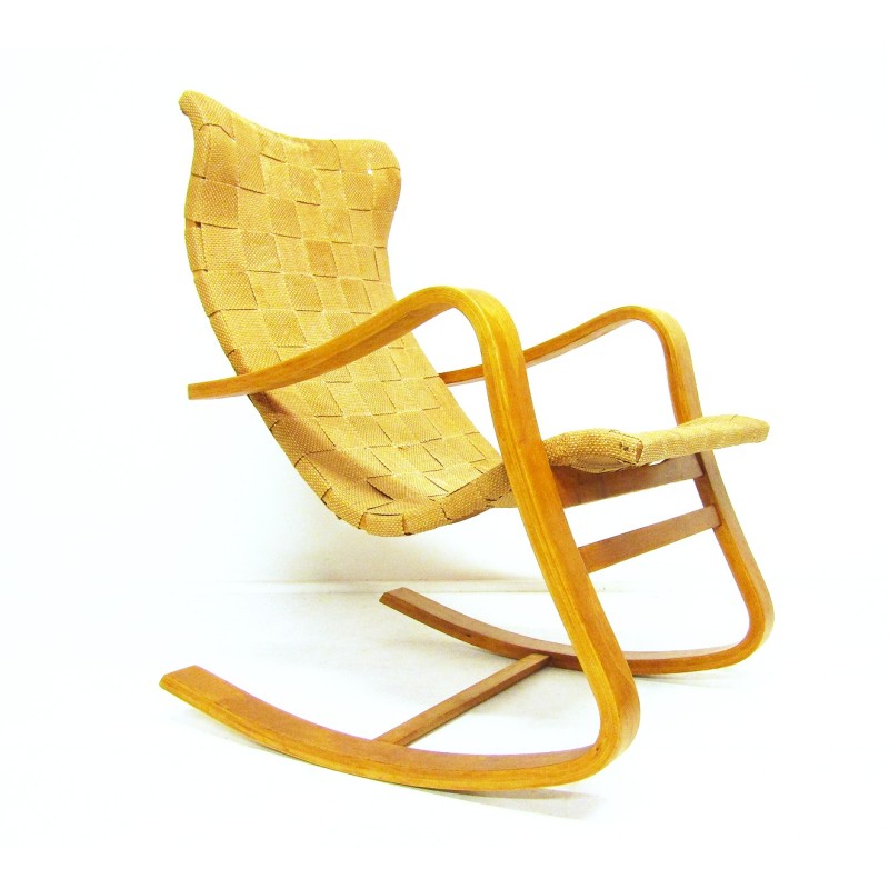 Vintage Swedish rocking chair by Gustaf A Berg, 1940s