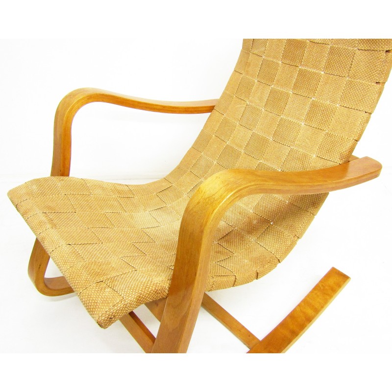 Vintage Swedish rocking chair by Gustaf A Berg, 1940s