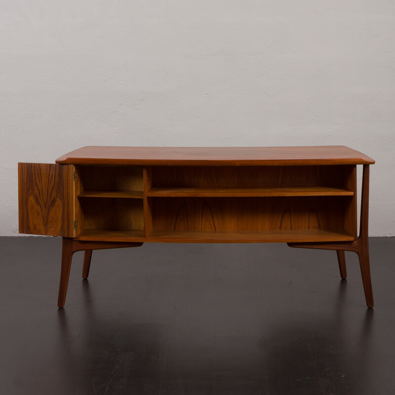 Bureau vintage en teck par Svend Aage Madsen pour Hp Hansen, Danemark 1960