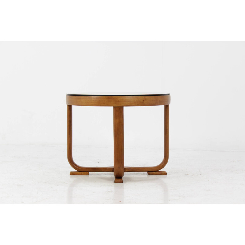 Table basse en bois de hêtre courbé - 1940