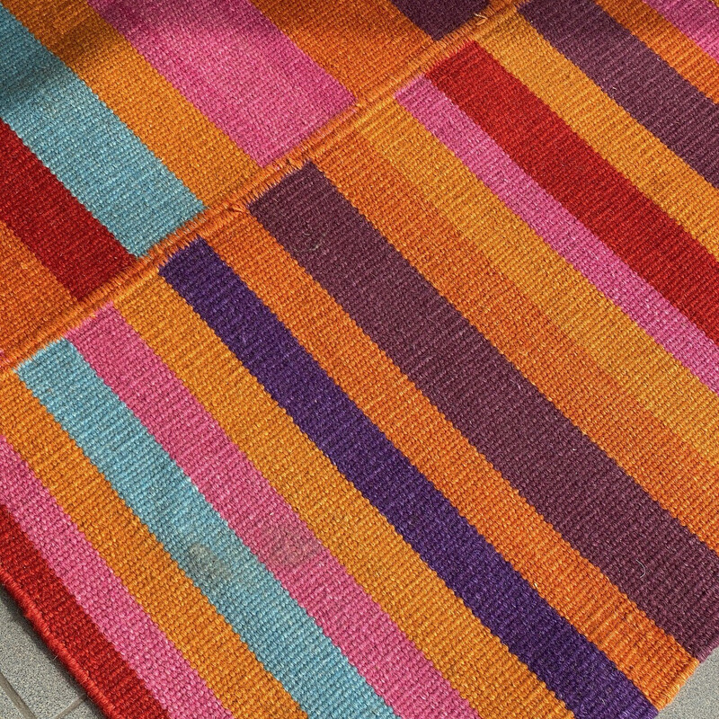 Vintage Kilim wool rug by Isabelle Visse