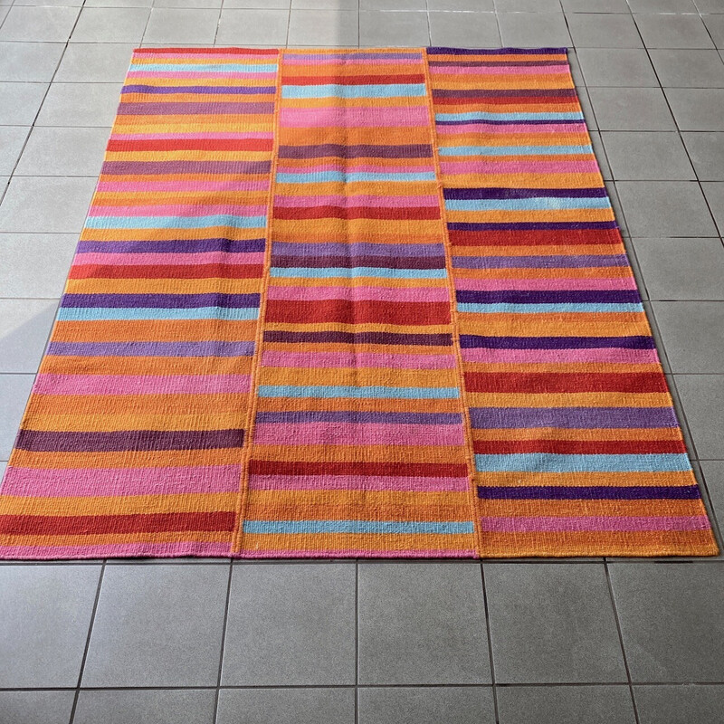 Vintage Kilim wool rug by Isabelle Visse