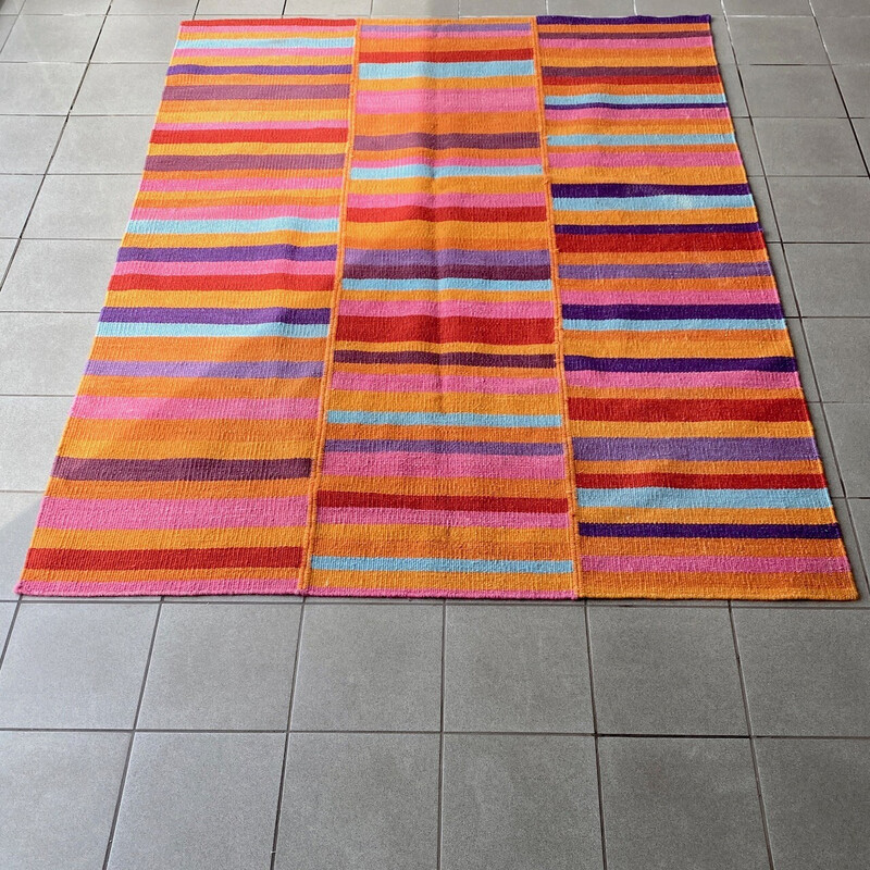 Vintage Kilim wool rug by Isabelle Visse