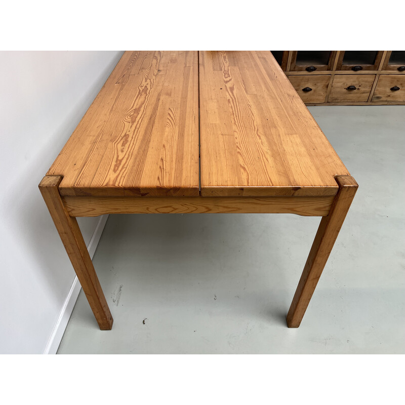 Table vintage en pin " Hongisto " par Ilmari Tapiovaara, 1960