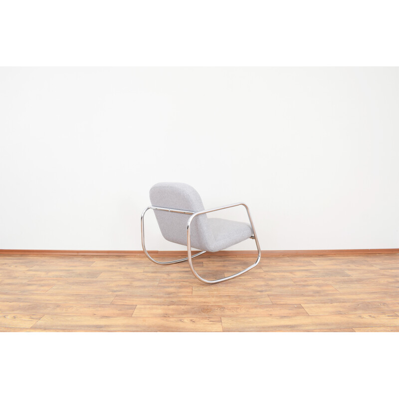 Bauhaus vintage German rocking chair, 1960s