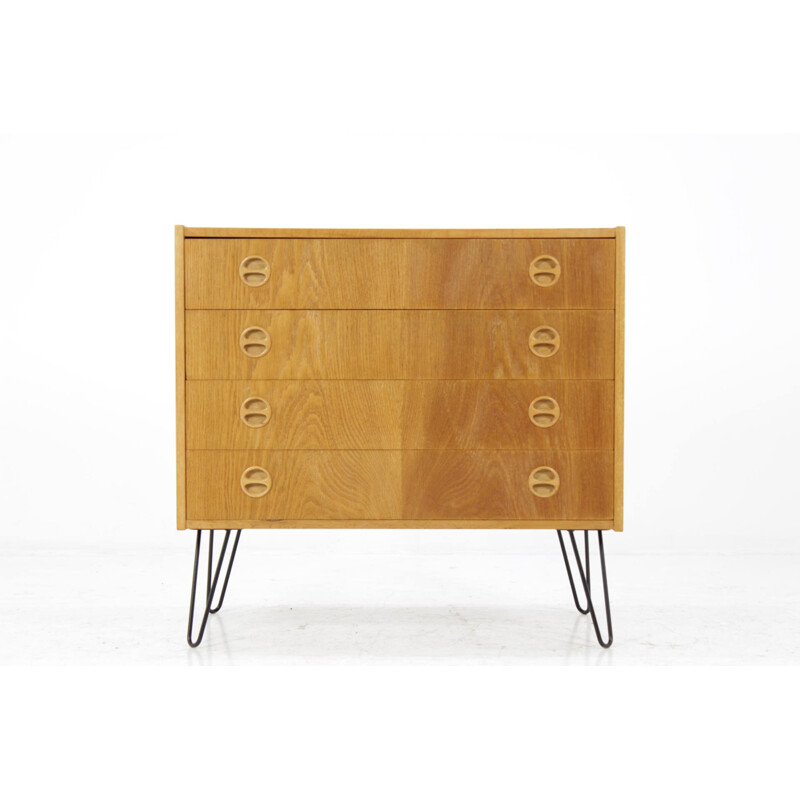 Upcycled Danish Oak Chest of Drawers - 1960s