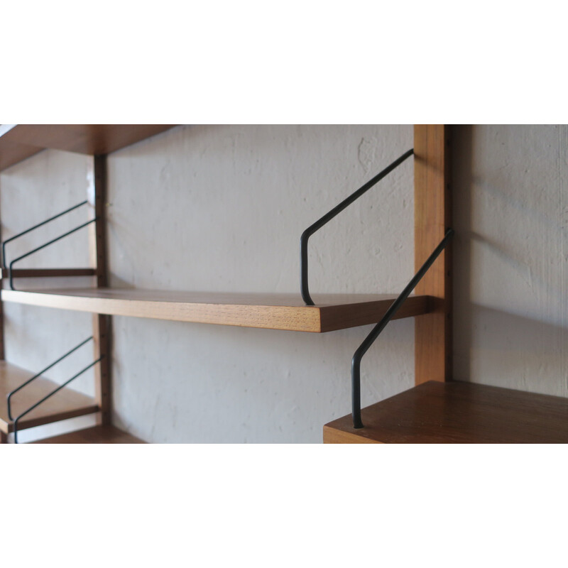 Danish vintage modular teak shelf system by Poul Cadovius for Cado Royal, 1950-1960