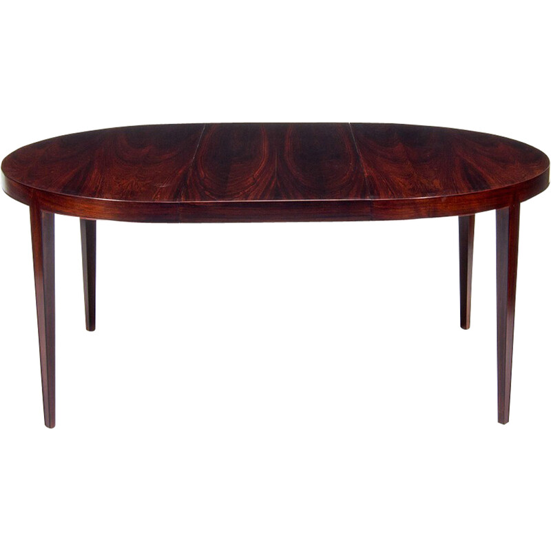 Danish vintage rosewood dining table by Severin Hansen, 1960s