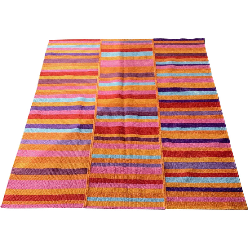 Vintage Kilim wool rug by Isabelle Visse