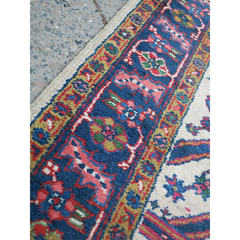 Vintage runner rug, 1920s-1930s