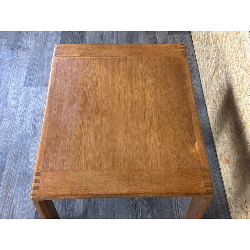 Vintage oakwood coffee table by Esko Pajamies for Asko, Finland 1960-1970s