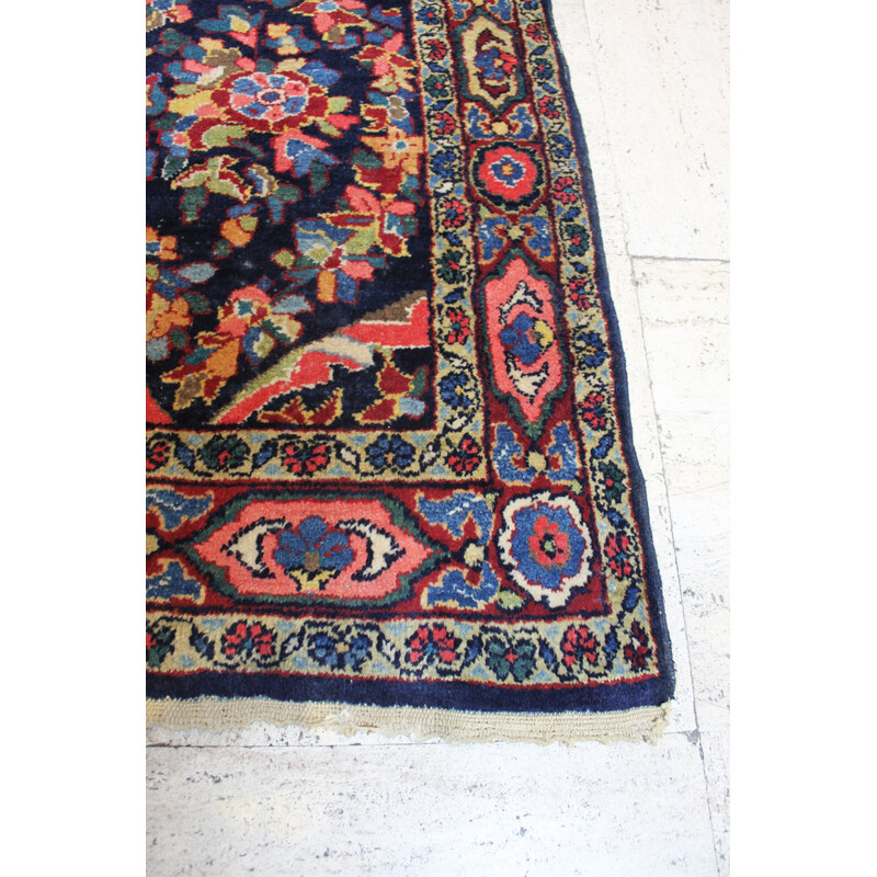 Handmade vintage Persian Mahal rug, Iran