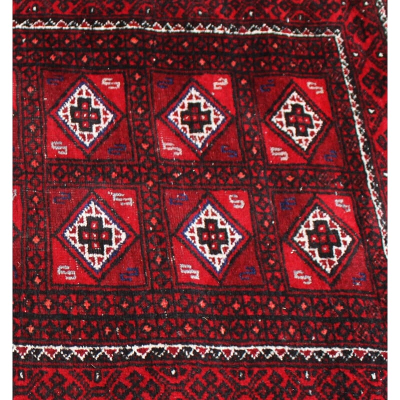 Baluch vintage afghan rug