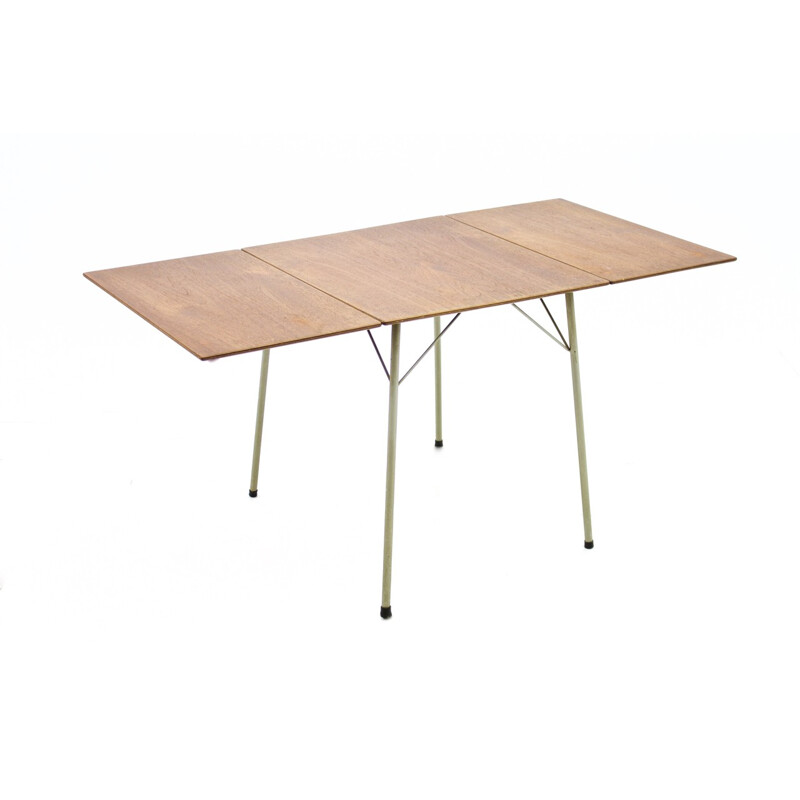 Drop leaf dining table in teak by Arne Jacobsen - 1950s