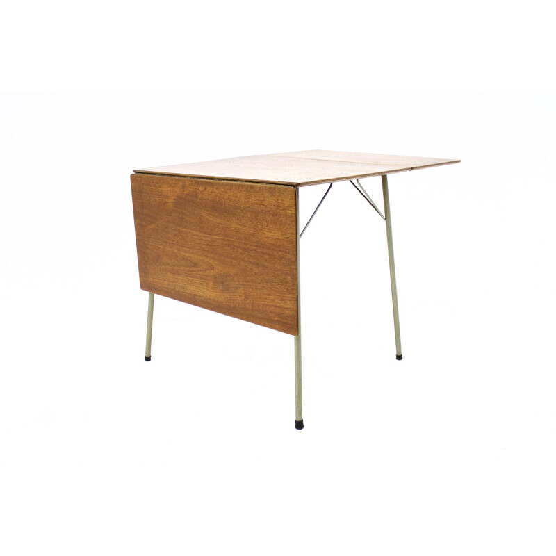 Drop leaf dining table in teak by Arne Jacobsen - 1950s