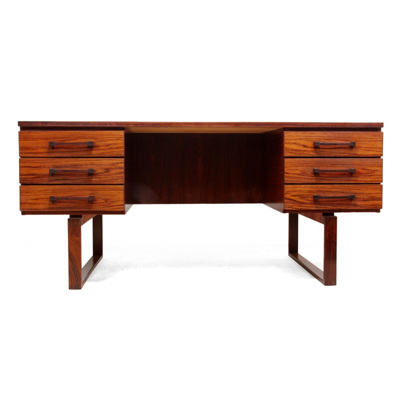 Mid-century rosewood desk by Henning Jensen - 1960s