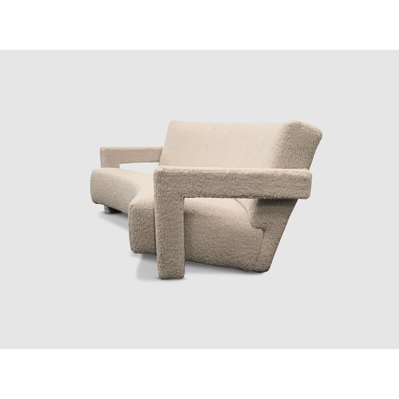 Vintage 637 Utrecht 3-seater sofa by Gerrit Rietveld for Cassina, 1990s