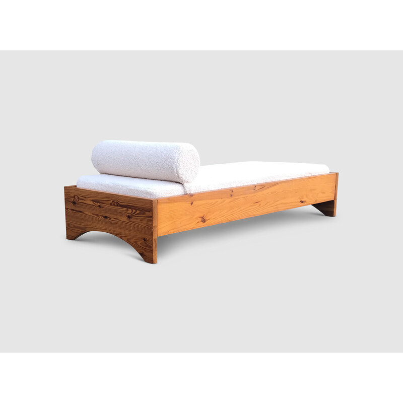 Vintage modernist pine daybed by Ate van Apeldoorn for Houtwerk Hattem, 1970s