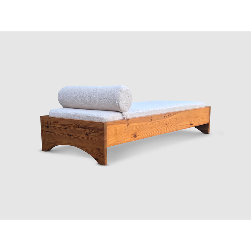 Vintage modernist pine daybed by Ate van Apeldoorn for Houtwerk Hattem, 1970s