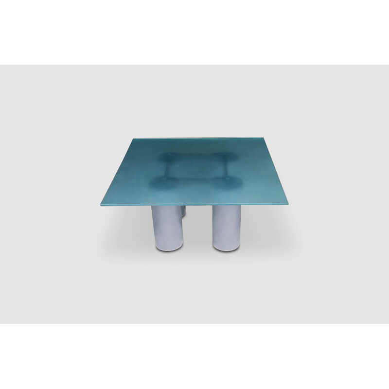 Table vintage Serenissimo par Lella et Massimo Vignelli pour Acerbis, 1980