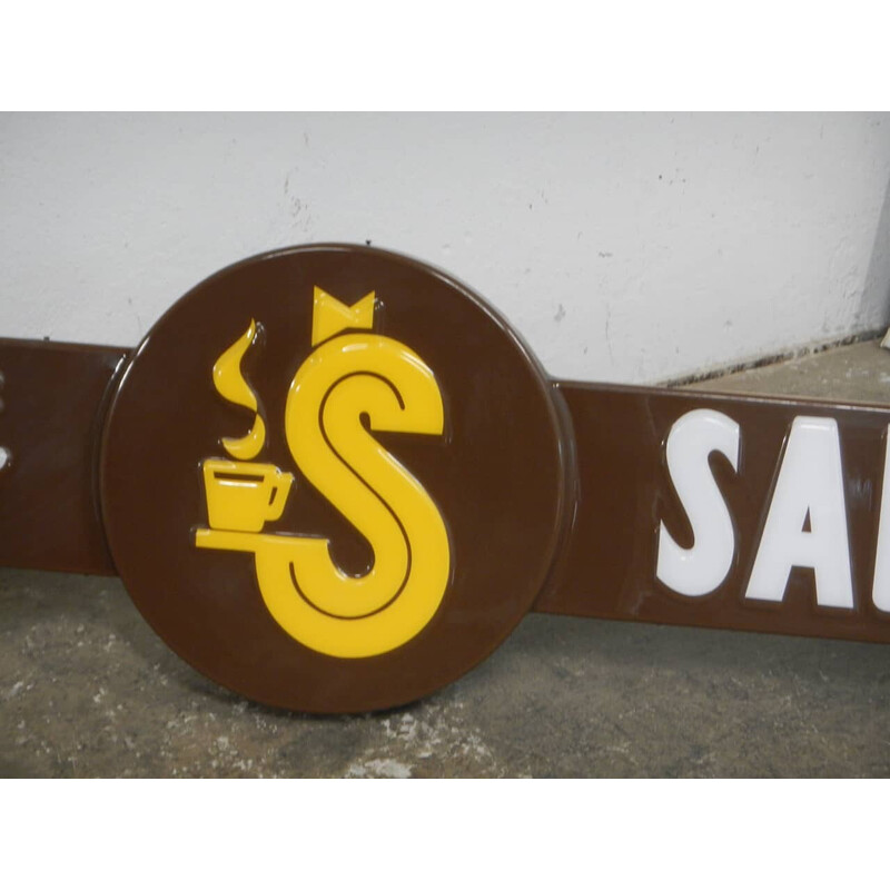 Vintage plastic inscription for the Caffe Salvagnin bar