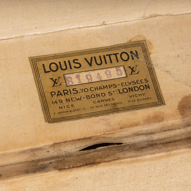 Valigia Louis Vuitton di metà secolo in tela monogramma, Parigi