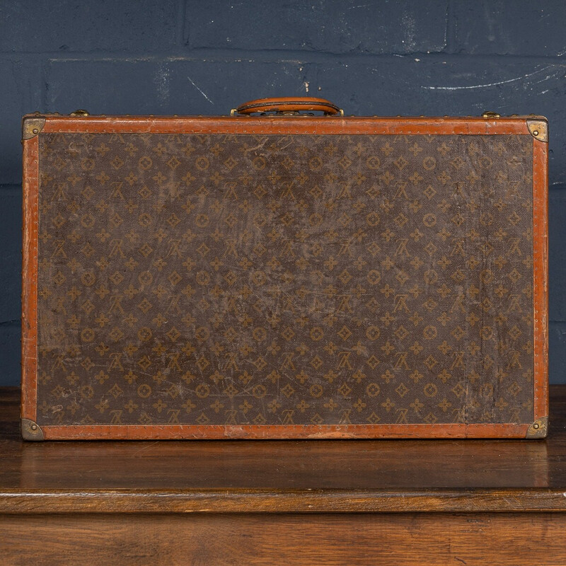Vtg Louis Vuitton Monogram Suitcase Auction