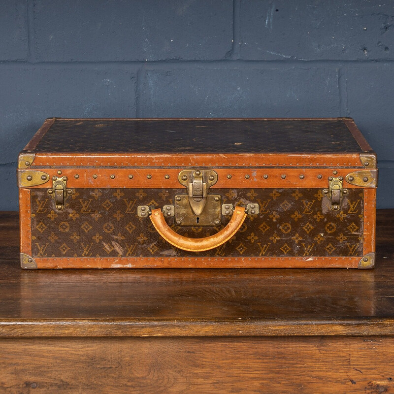 A Mid 20th Century French Louis Vuitton Steamer Trunk