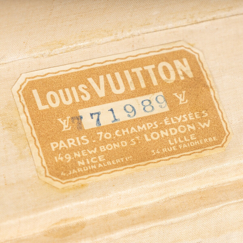 1900s Yellow Canvas Louis Vuitton Steamer Trunk | 3D model