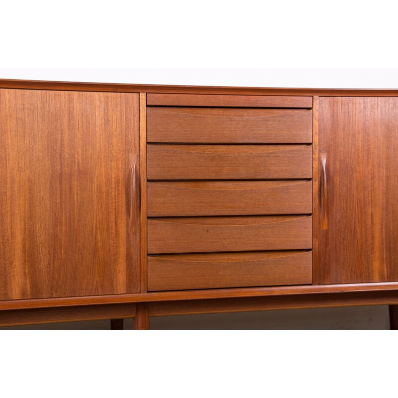 Vintage Danish teak sideboard model 76 by Arne Vodder for Sibast, 1958