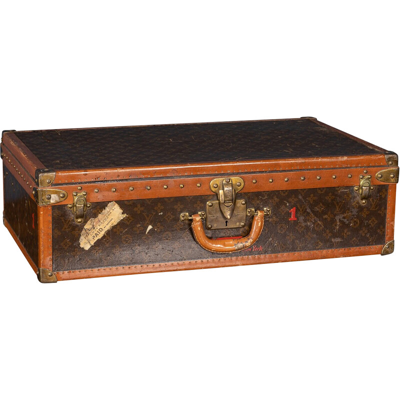 1950s Louis Vuitton Trunk in Monogram, Louis Vuitton Steamer Trunk