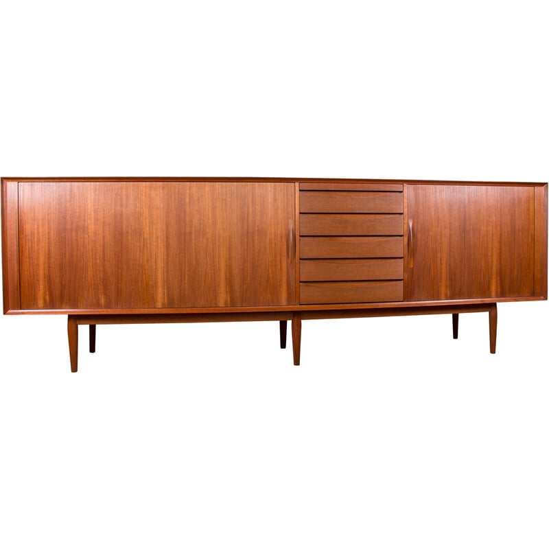 Vintage Danish teak sideboard model 76 by Arne Vodder for Sibast, 1958