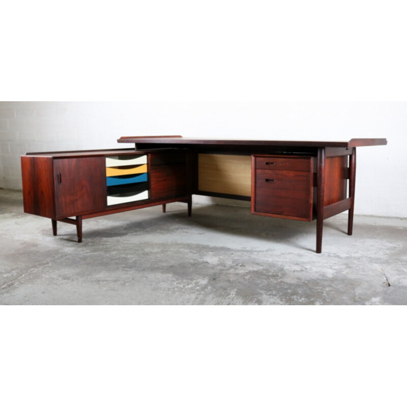 Bureau en palissandre de Arne Vodder pour Sibast - 1960