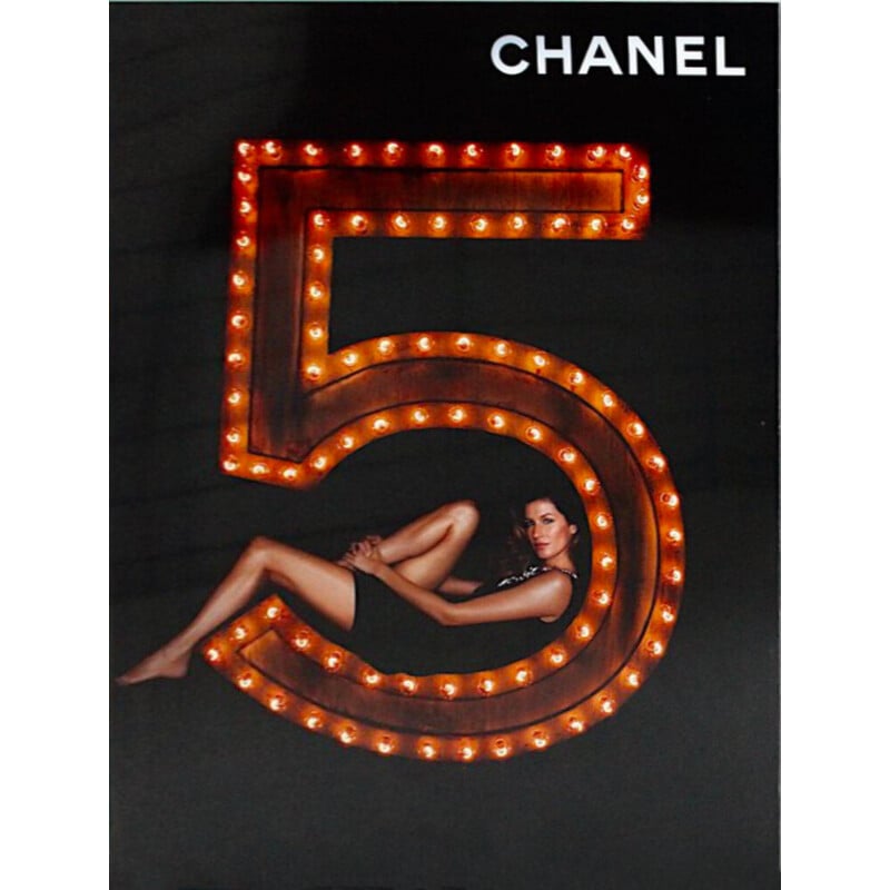 Espositore pubblicitario vintage nr. 5 di Chanel