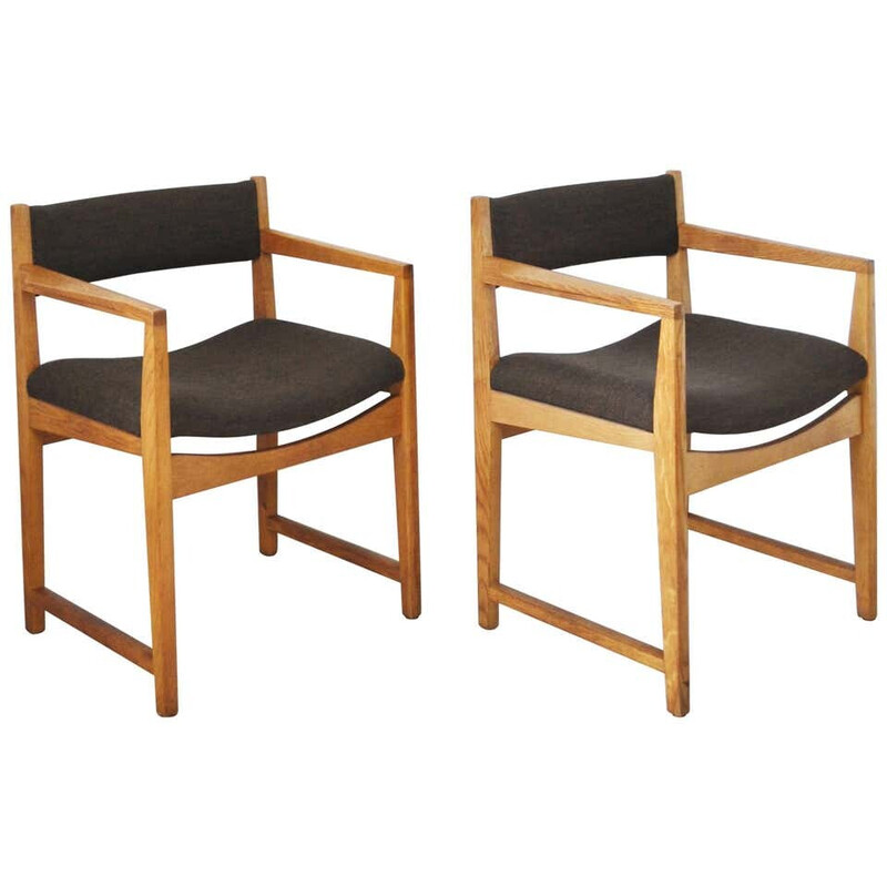 Pair of vintage Danish armchairs by Peter Hvidt and Orla Mølgaard-Nielsen, 1950s-1960s