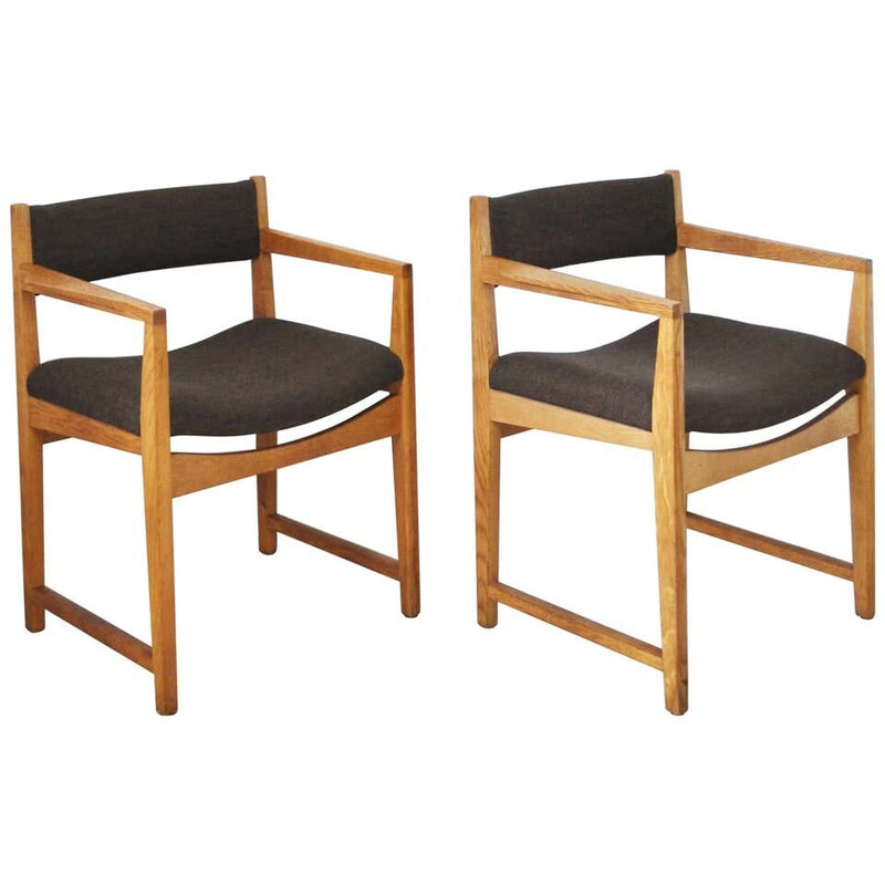 Zwei dänische Sessel von Peter Hvidt und Orla Mølgaard-Nielsen, 1950er-1960er Jahre