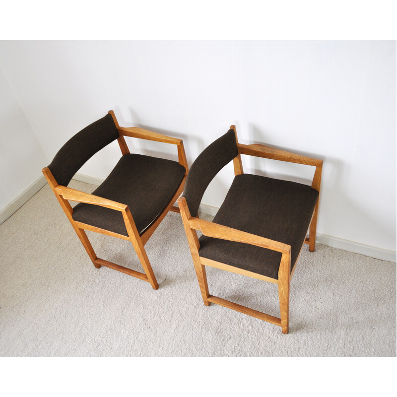 Pair of vintage Danish armchairs by Peter Hvidt and Orla Mølgaard-Nielsen, 1950s-1960s