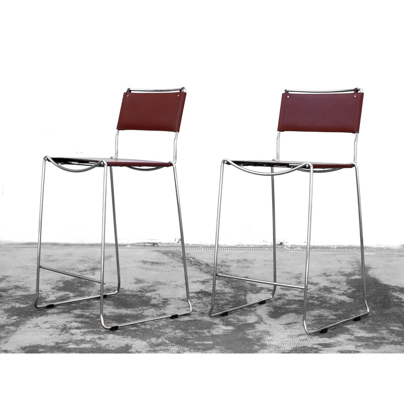 Pair of vintage Alias stools by Belotti Giandomenico, Italy 1970s