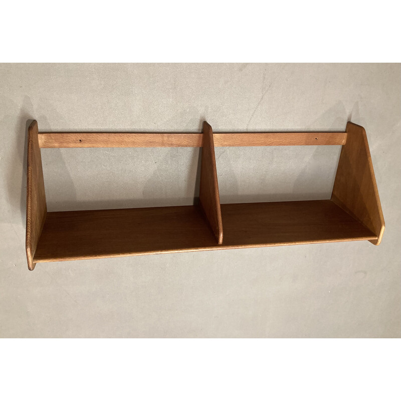 Pair of vintage oakwood shelves by "Hans Wegner", 1950