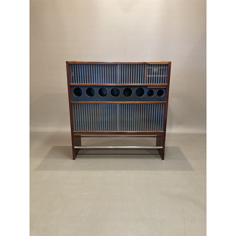 Vintage Scandinavian rosewood bar, 1960