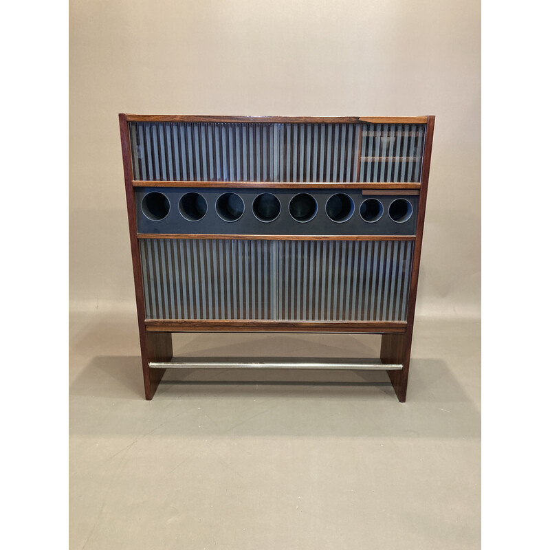 Vintage Scandinavian rosewood bar, 1960