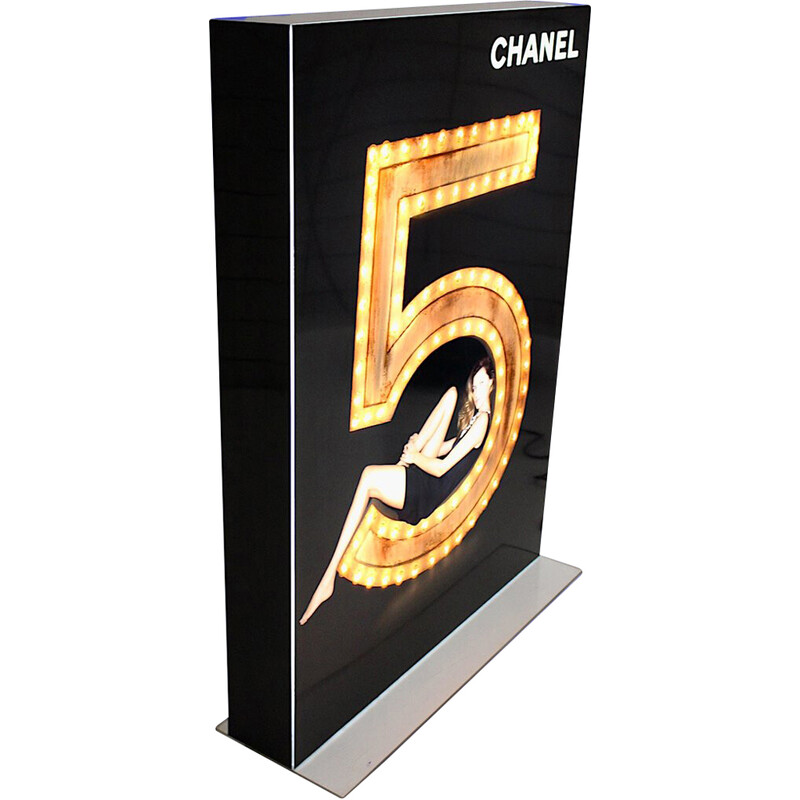 Vintage advertising light display nr. 5 by Chanel