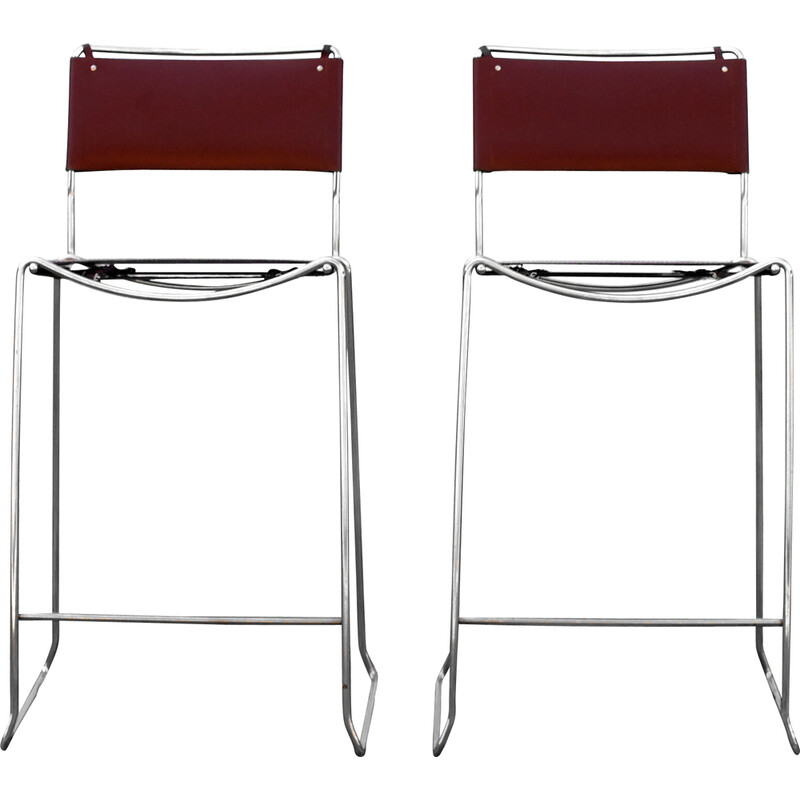 Pair of vintage Alias stools by Belotti Giandomenico, Italy 1970s