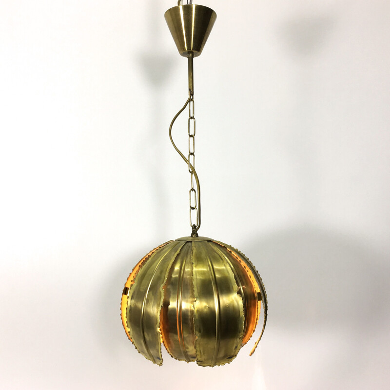 Brutalist hanging lamp, Svend Aage Holm Sørensen  - 1960s