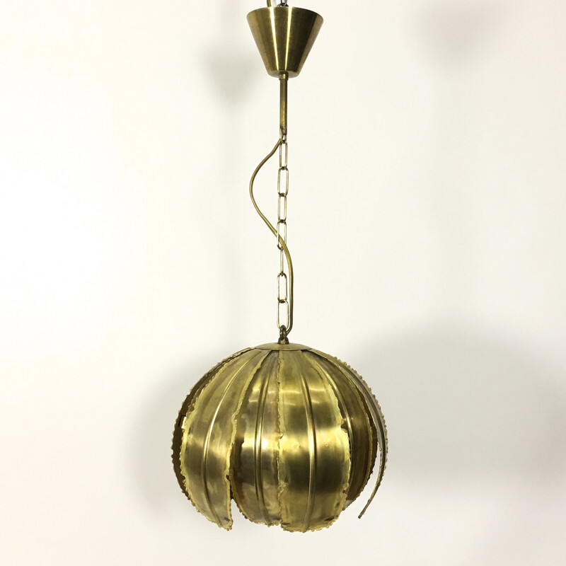 Brutalist hanging lamp, Svend Aage Holm Sørensen  - 1960s