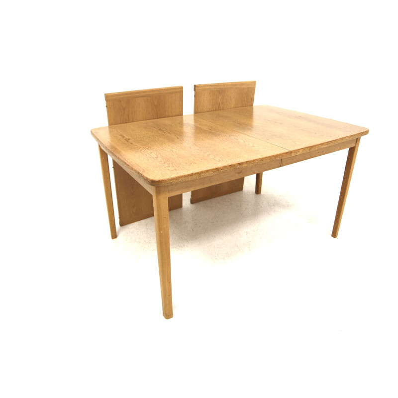 Table scandinave vintage en chêne par Ulferts, Suède 1960