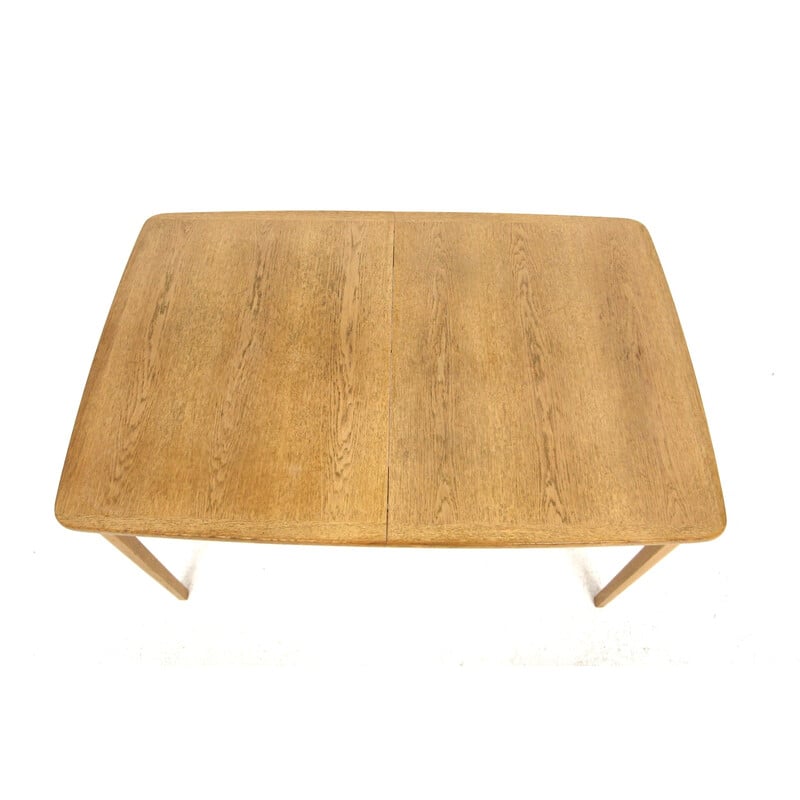 Table scandinave vintage en chêne par Ulferts, Suède 1960