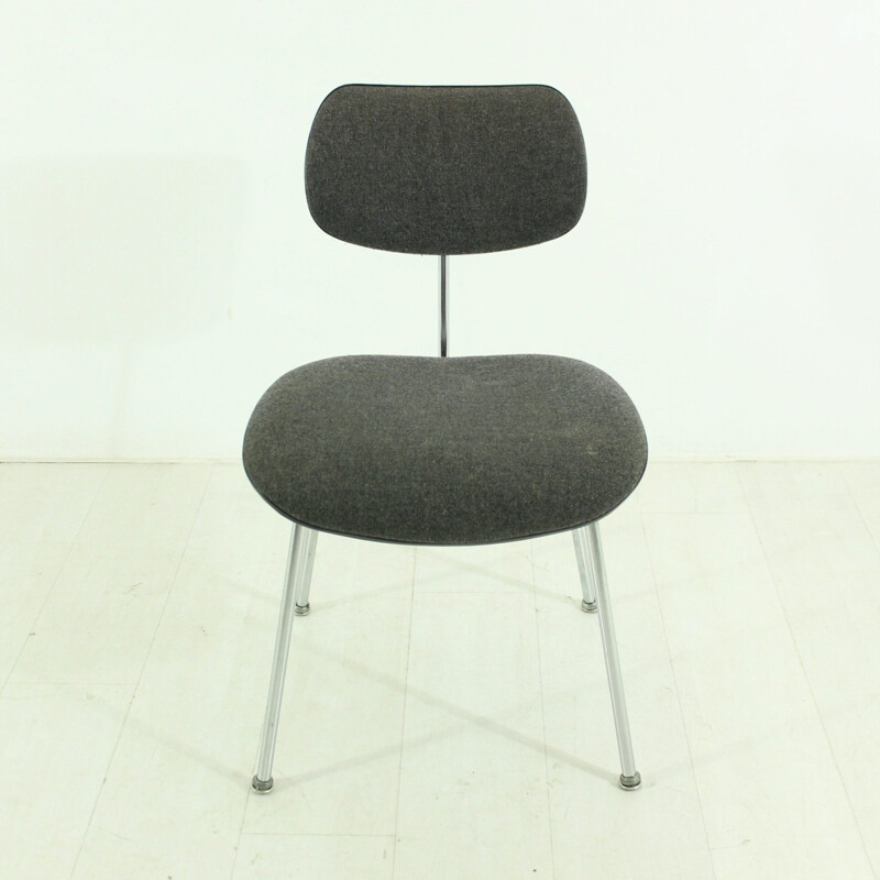 Chaise en tissu gris, Egon Eiermann SE68 - 1960