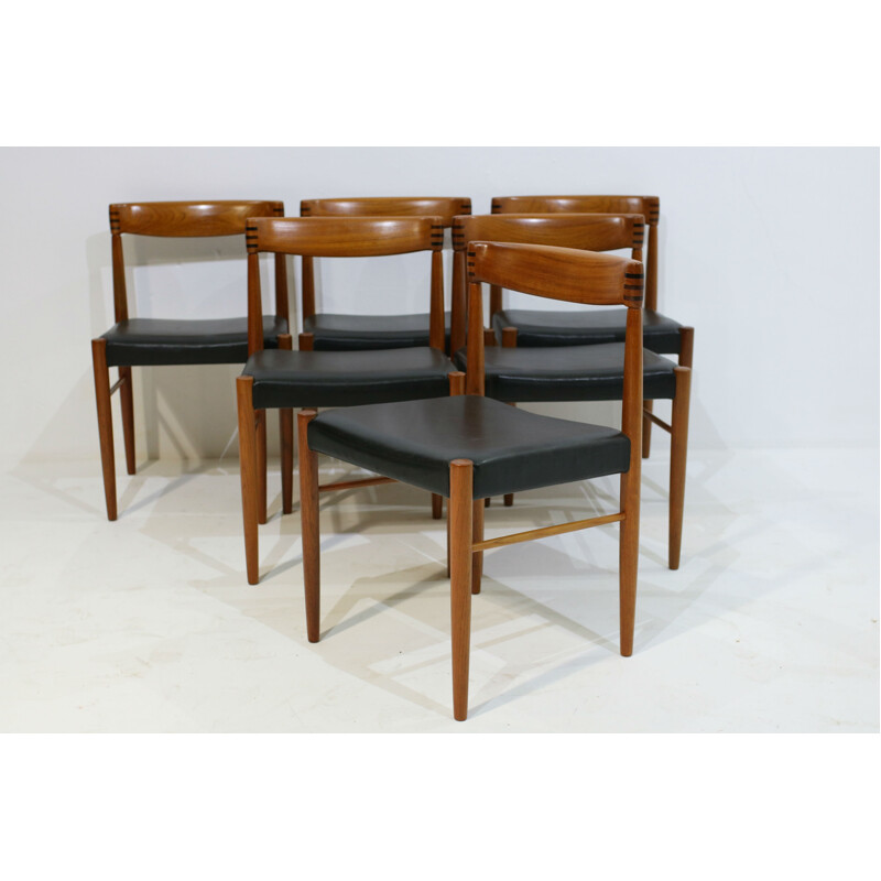 Set of 6 chairs by H. W. Klein for Bramin - 1960s