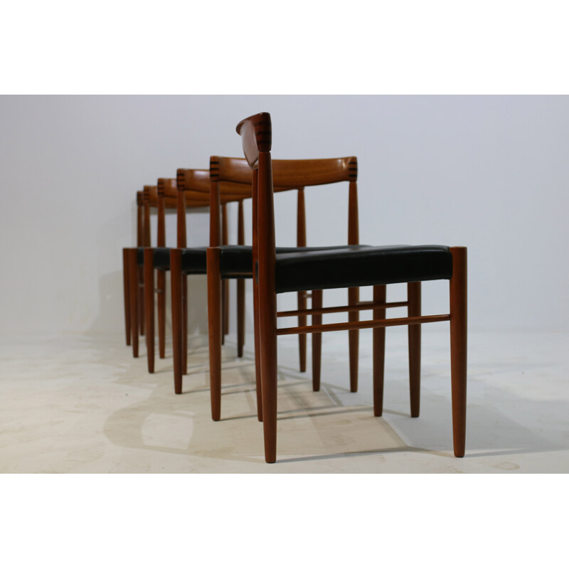 Suite de 6 chaises de H. W. Klein pour Bramin - 1960